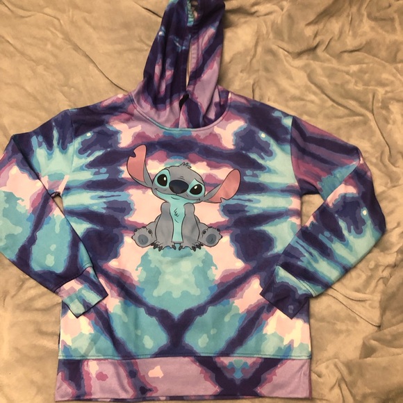 Disney Sweaters - Disney stitch, tie-dye sweater
